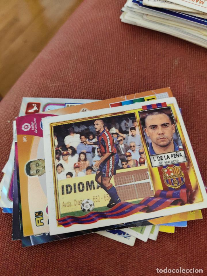 Cromos de f&uacute;tbol: de la pe&ntilde;a barcelona este 1995 1996 95 96 ventanilla - Foto 1