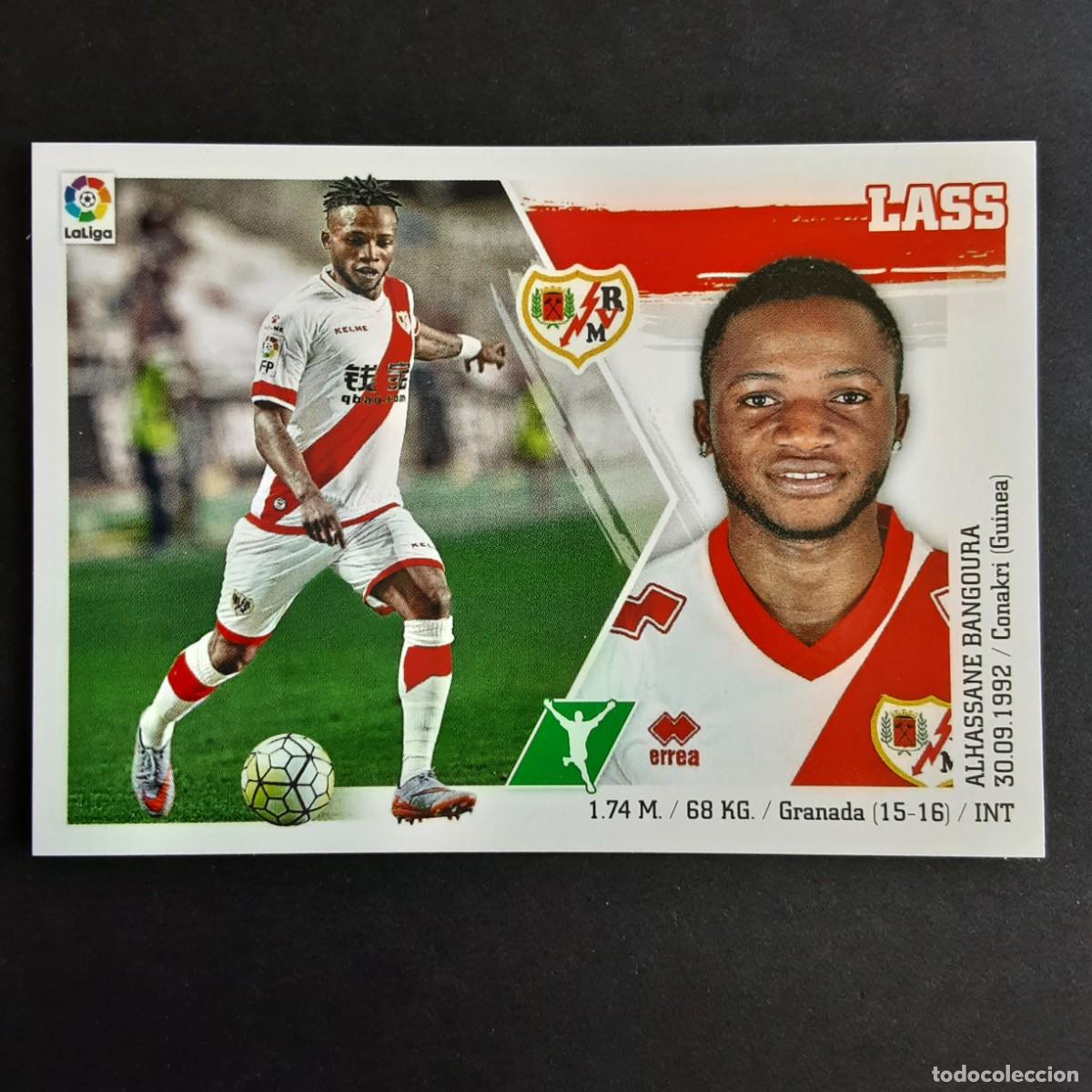 Cromos de f&uacute;tbol: CROMO LIGA 2015 2016 15 16 COLECCIONES ESTE PANINI N&ordm;17 LASS-RAYO VALLECANO NUNCA PEGADO