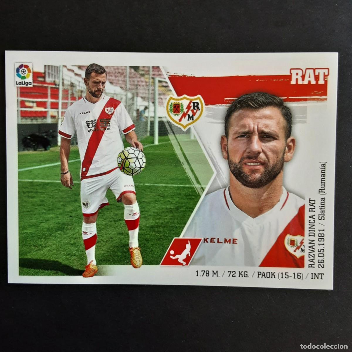 Football Stickers: CROMO LIGA 2015 2016 15 16 COLECCIONES ESTE PANINI N&ordm;21 RAT-RAYO VALLECANO NUNCA PEGADO