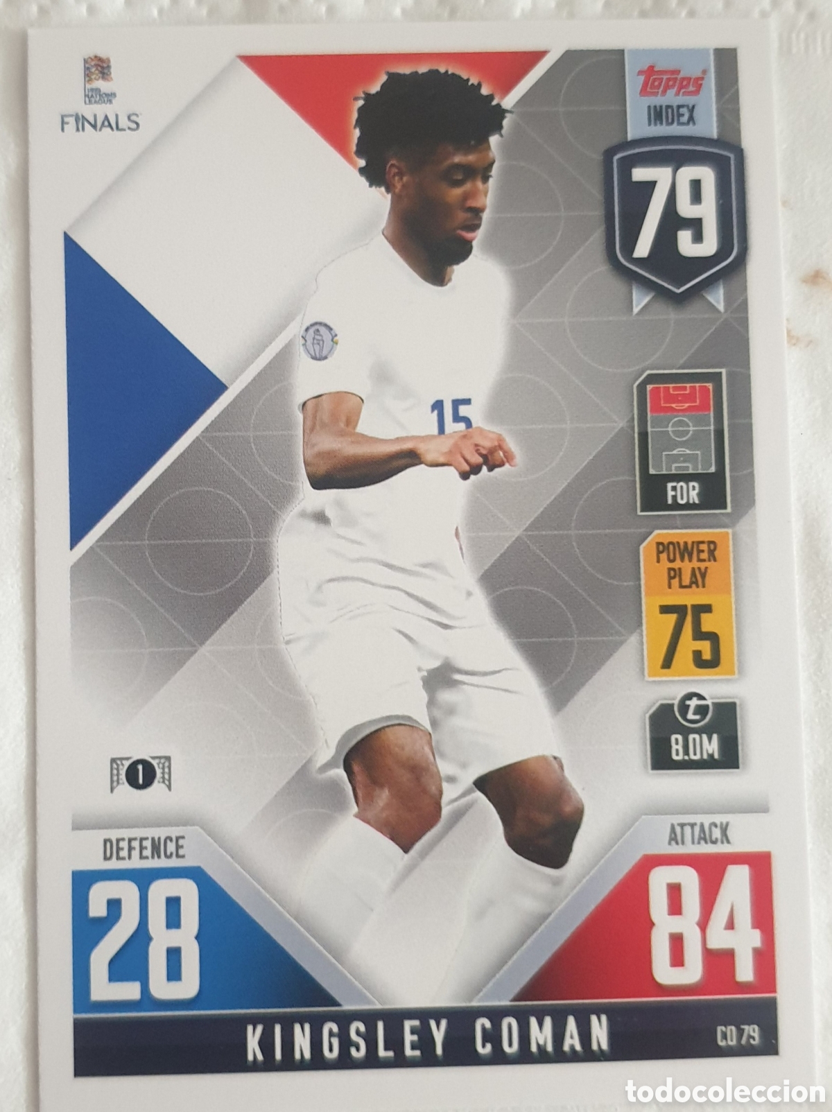 Fu&szlig;ball-Sticker: CD79 coman topps match attax 101 uefa nations league finals 22