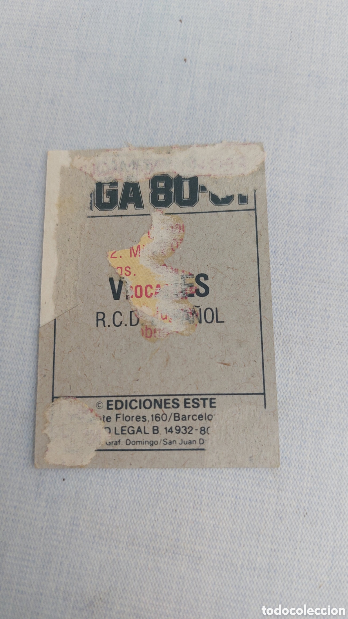 Cromos de f&uacute;tbol: Vilches espa&ntilde;ol 80/81 - Foto 2