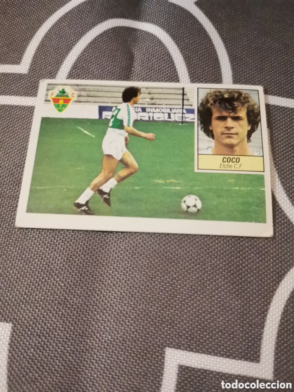 Cromos de f&uacute;tbol: Cromo Este 84-85 Coco Elche coloca nunca pegado - Foto 1
