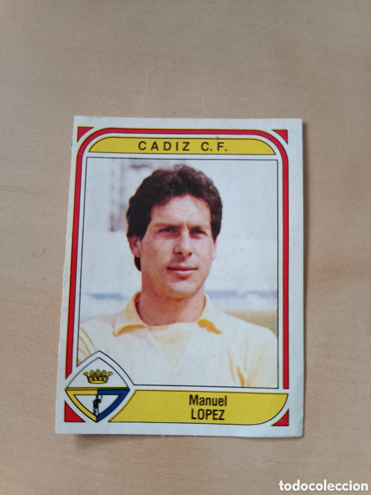 Cromos de F&uacute;tbol: CROMO F&Uacute;TBOL 84 FIGURINE PANINI MANUEL L&Oacute;PEZ C&Aacute;DIZ N&deg; 86 DESPEGADO
