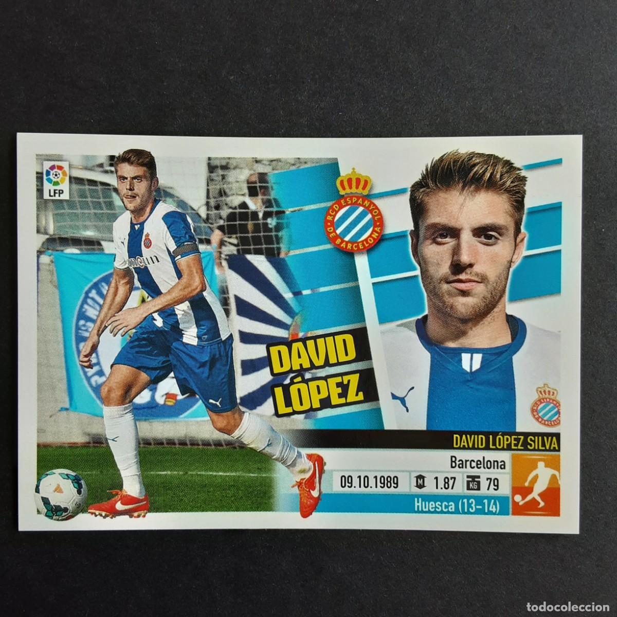 Cromos de F&uacute;tbol: CROMO LIGA 2013 2014 13 14 COLECCIONES ESTE PANINI COLOCA N&ordm;10 B DAVID LOPEZ-ESPANYOL NUNCA PEGADO