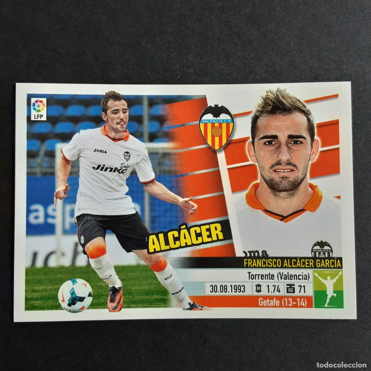 Football Stickers: CROMO LIGA 2013 2014 13 14 COLECCIONES ESTE PANINI COLOCA N&ordm;15 B ALCACER-VALENCIA NUNCA PEGADO