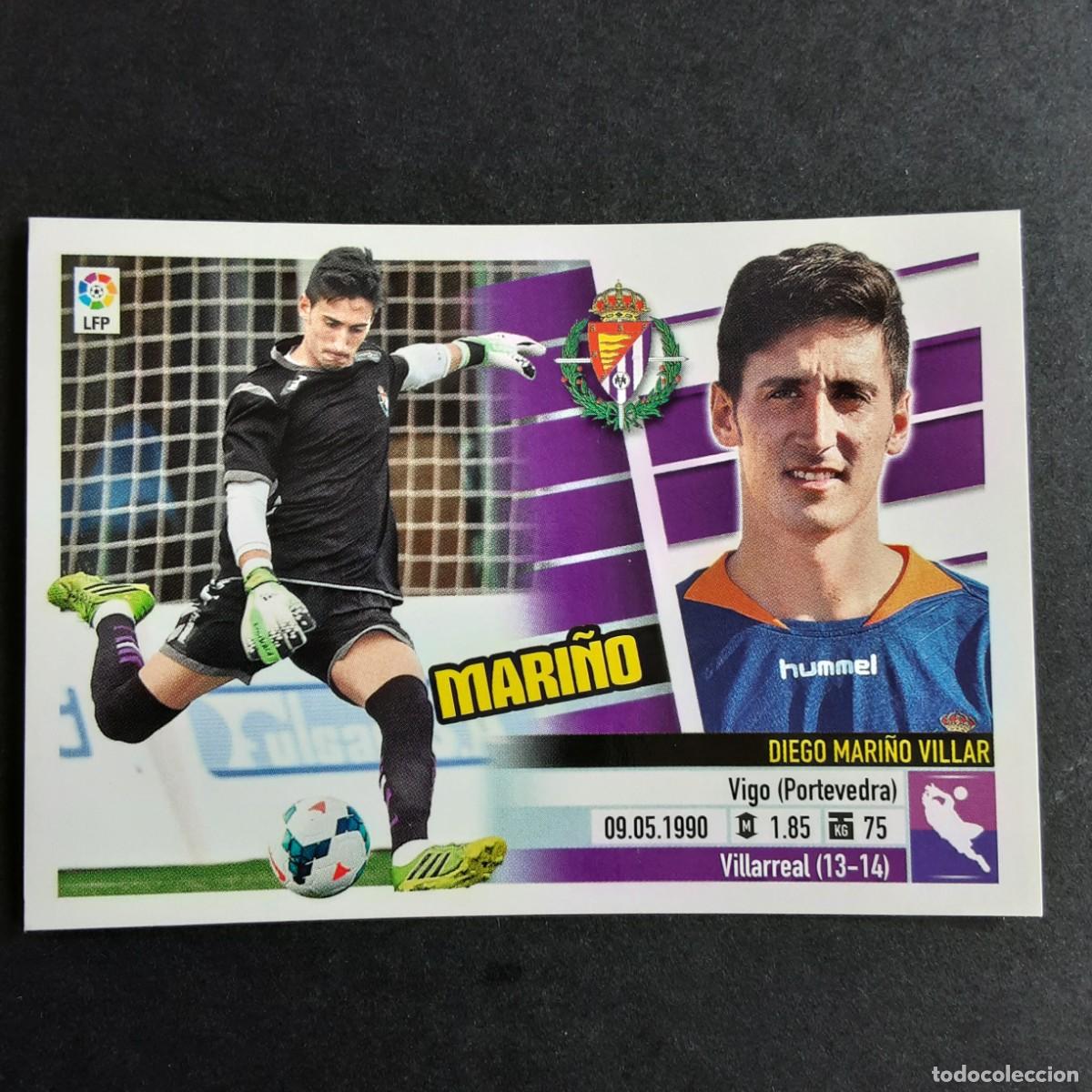 Football Stickers: CROMO LIGA 2013 2014 13 14 COLECCIONES ESTE PANINI COLOCA N&ordm;1 B MARI&Ntilde;O-VALLADOLID NUNCA PEGADO