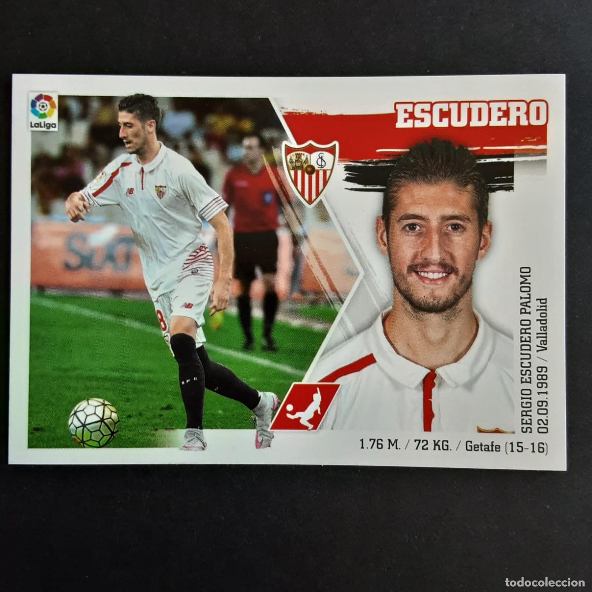 Cromos de f&uacute;tbol: CROMO LIGA 2015 2016 15 16 COLECCIONES ESTE PANINI N&ordm;21 ESCUDERO-SEVILLA NUNCA PEGADO