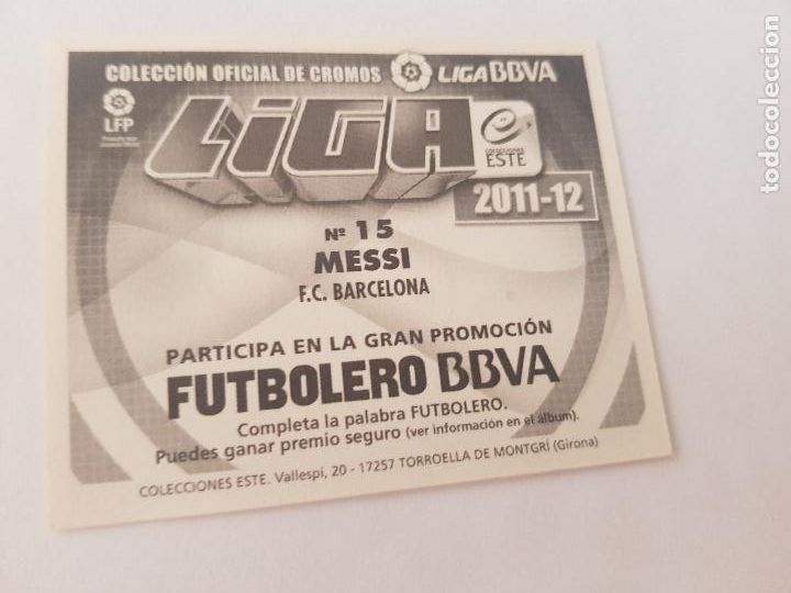 Cromos de f&uacute;tbol: MESSI - Foto 2
