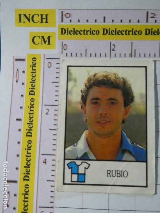 Cromos de Futebol: CROMO DE F&Uacute;TBOL. BOLLYCAO. LIGA 87 88 1987 1988. 208 RUBIO SABADELL. 48