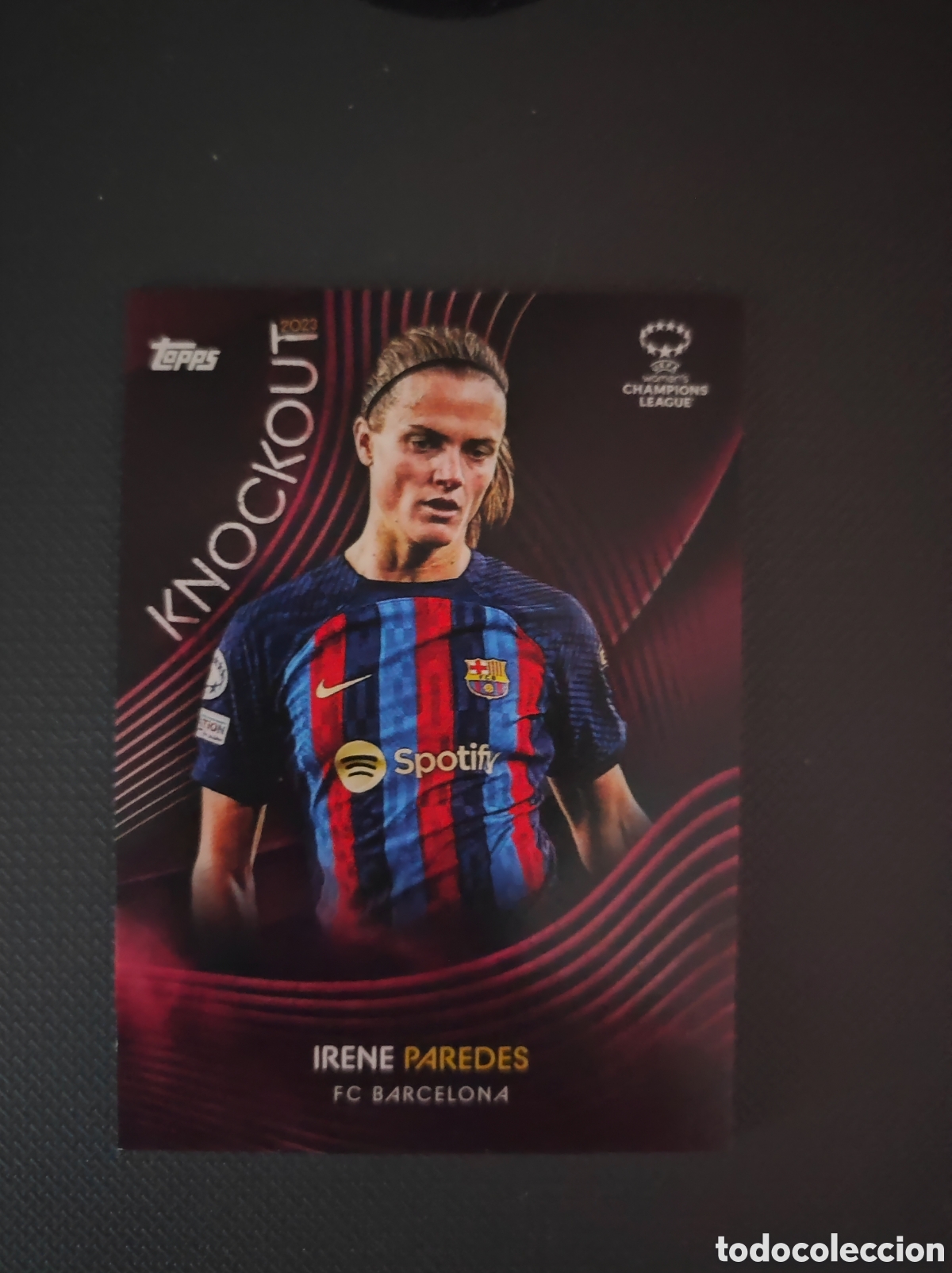 Cromos de f&uacute;tbol: irene paredes topps knockout uwcl - Foto 1
