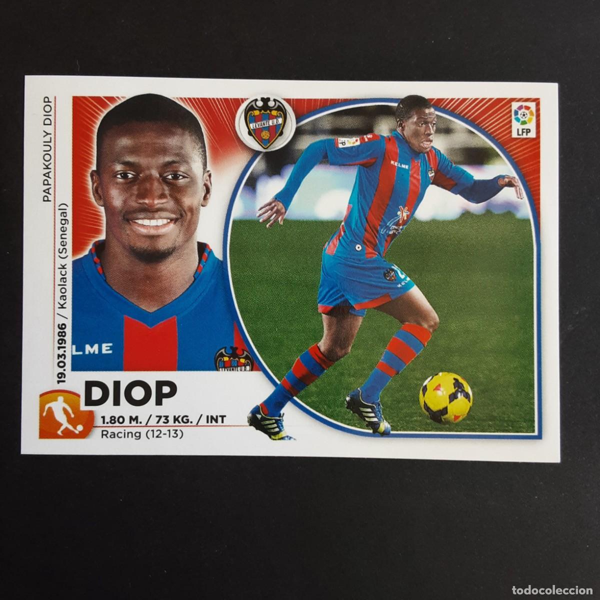 Cromos de f&uacute;tbol: CROMO LIGA 2014 2015 14 15 COLECCIONES ESTE PANINI N&ordm;20 DIOP-LEVANTE NUNCA PEGADO