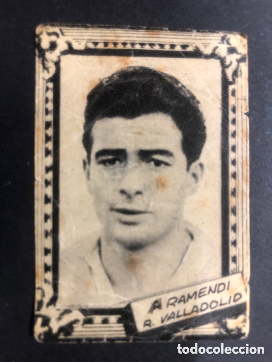 Football Stickers: CROMO FUTBOL RECUPERADO ARAMENDI R.VALLADOLID LIGA 1959 EDITORIAL FHER