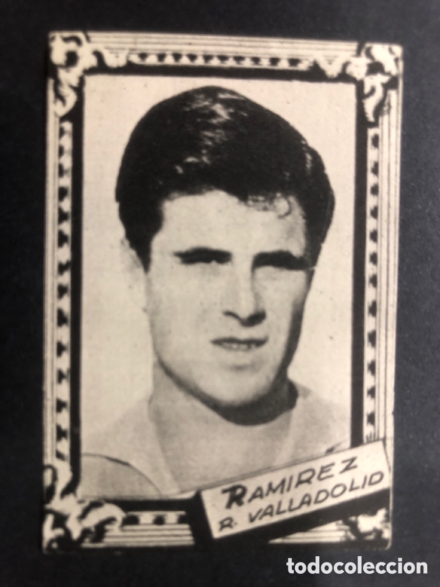 Football Stickers: CROMO FUTBOL SINPEGA RAMIREZ R.VALLADOLID LIGA 1959 EDITORIAL FHER