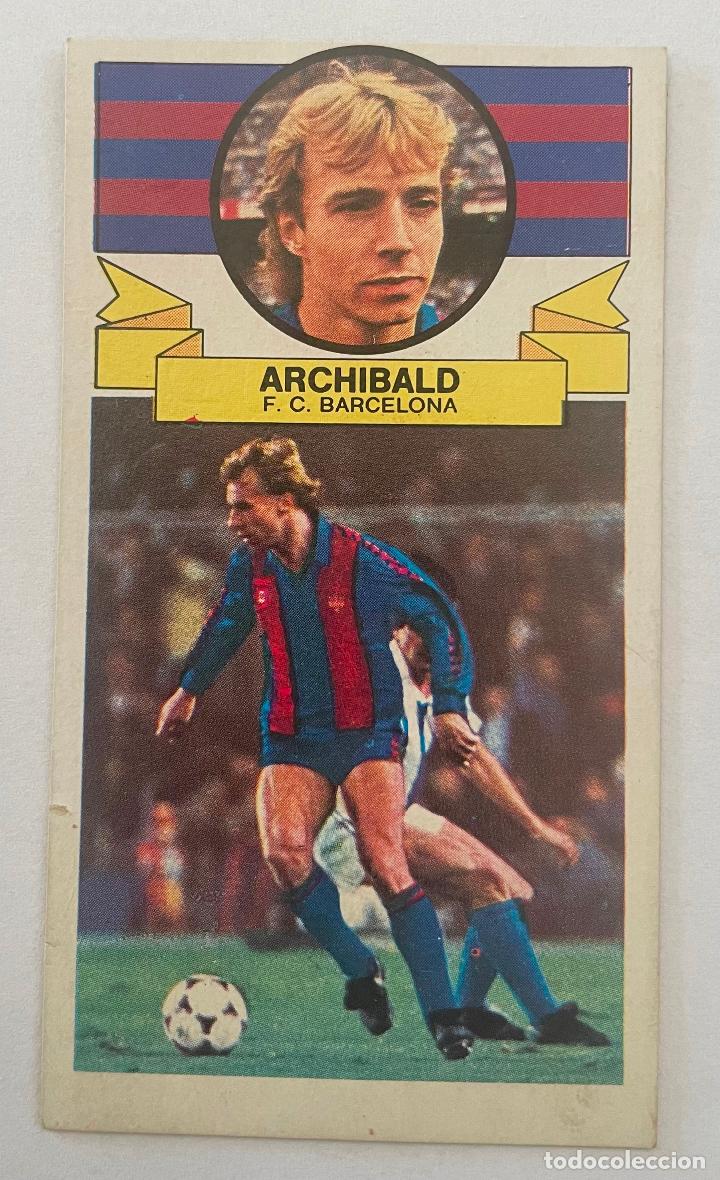 Cartes &agrave; collectionner de Football: ARCHIBALD ESTE 1985-1986 85-86 despegado