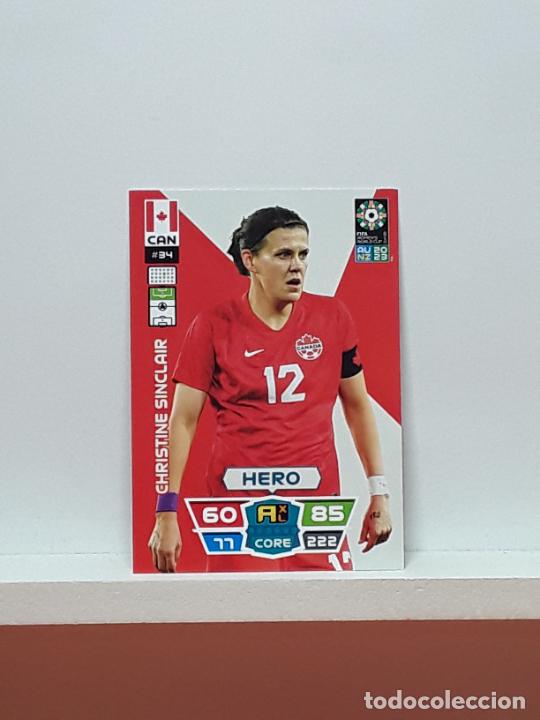 Cromos de F&uacute;tbol: MUNDIAL ADRENALYN AU NZ FEMENINO 2023 WOMEN'S WORLD ALBUM PANINI LIGA N 34 CANADA CHRISTINE SINCLAIR