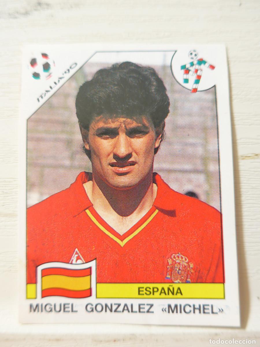 Cromos de f&uacute;tbol: CROMO DE PANINI ITALIA 90 N&ordm; 355 MIGUEL GONZALEZ MICHEL
