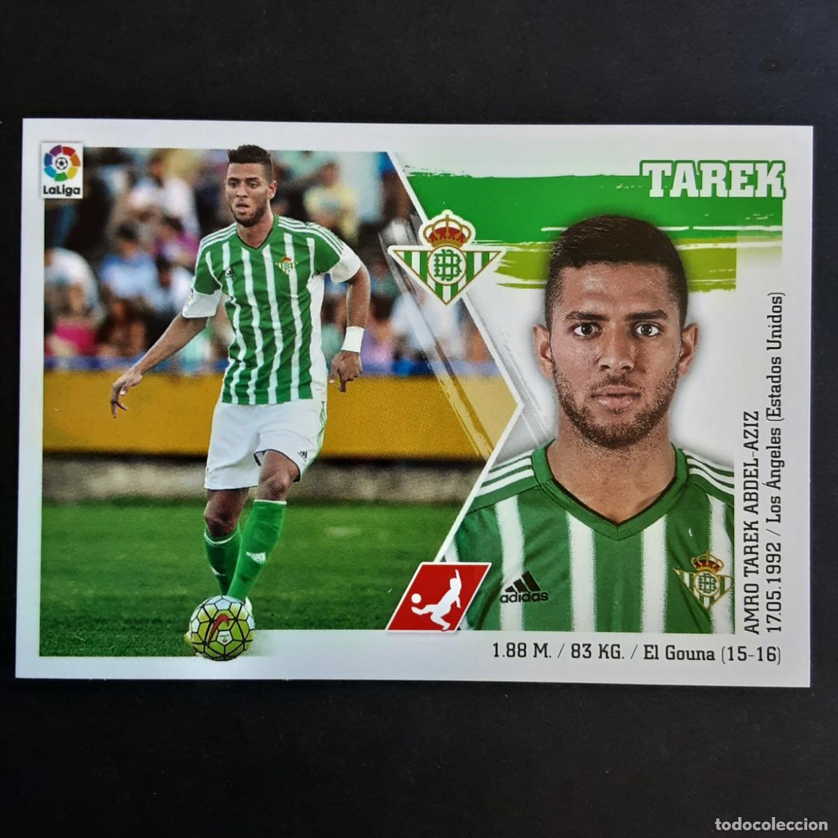 Cromos de F&uacute;tbol: CROMO LIGA 2015 2016 15 16 COLECCIONES ESTE PANINI COLOCA N&ordm;9 BIS TAREK-BETIS NUNCA PEGADO