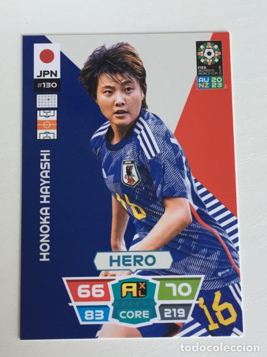 Fu&szlig;ball-Sticker: 130-. Honoka Hayashi Jap&oacute;n ADRENALYN FIFA WOMEN'S WORLD CUP AU NZ 2023