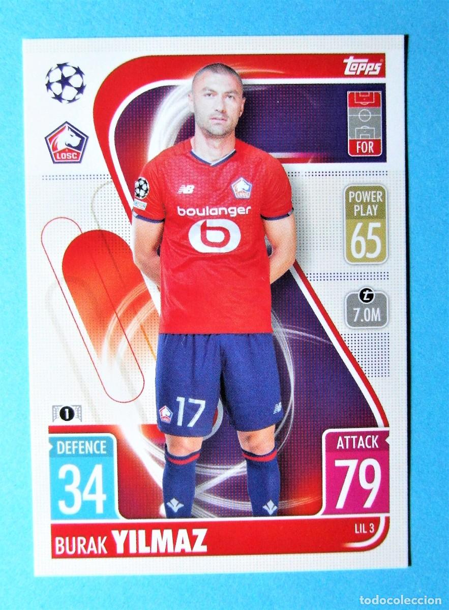Cromos de Futebol: MATCH ATTAX 2021 2022 21 22 LOSC LILLE BURAK YILMAZ LIL 3