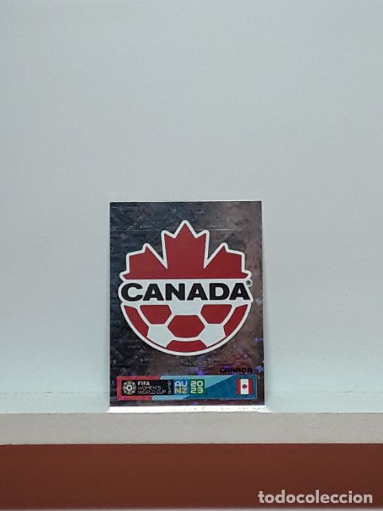Cromos de Futebol: MUNDIAL AU NZ FEMENINO 2023 WOMEN'S WORLD ALBUM PANINI LIGA N 124 CANADA ESCUDO LOGO