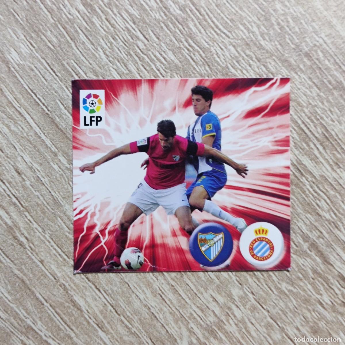 Cromos de f&uacute;tbol: CROMO CHEETOS PROMO - LFP 2012/2013 MALAGA ESPANYOL - FUTBOL DEPORTES