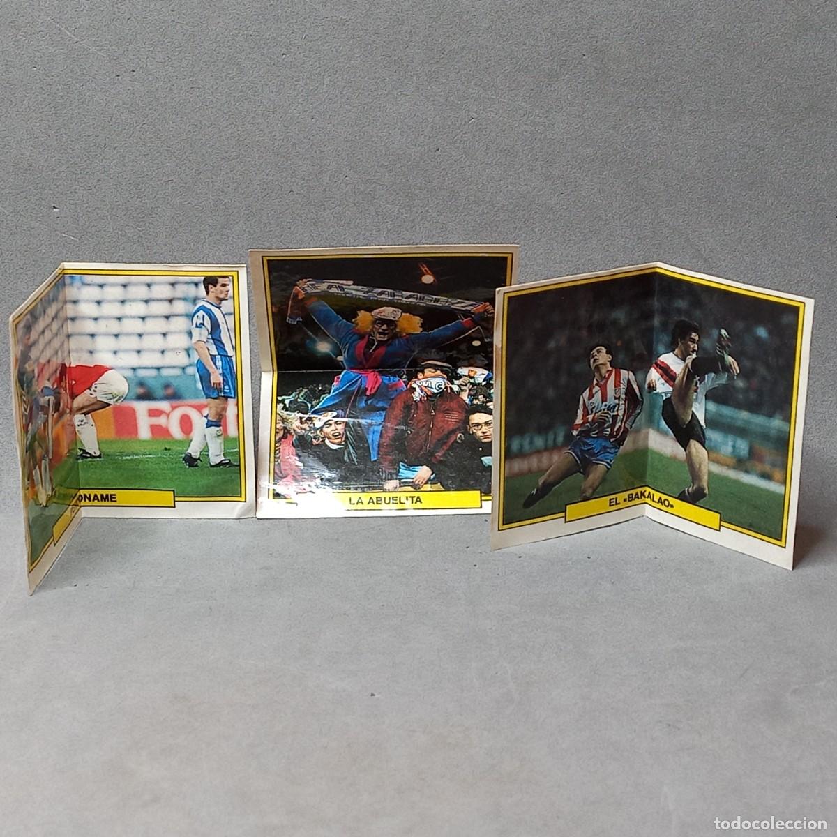 Football Stickers: Lo m&aacute;s divertido del f&uacute;tbol, Bony y Tigret&oacute;n, Lote de 3 cromos