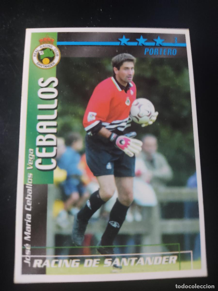 Fu&szlig;ball-Sticker: Futbol Match Total 2002/03 Ceballos - Racing Santander - Editorial Magic Box Int