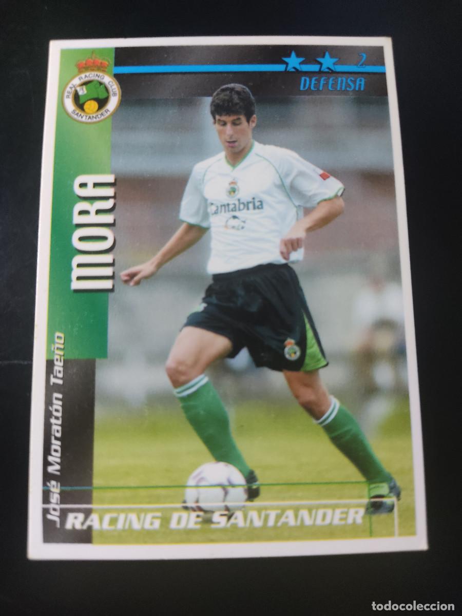 Fu&szlig;ball-Sticker: Futbol Match Total 2002/03 Mora - Racing Santander - Editorial Magic Box Int