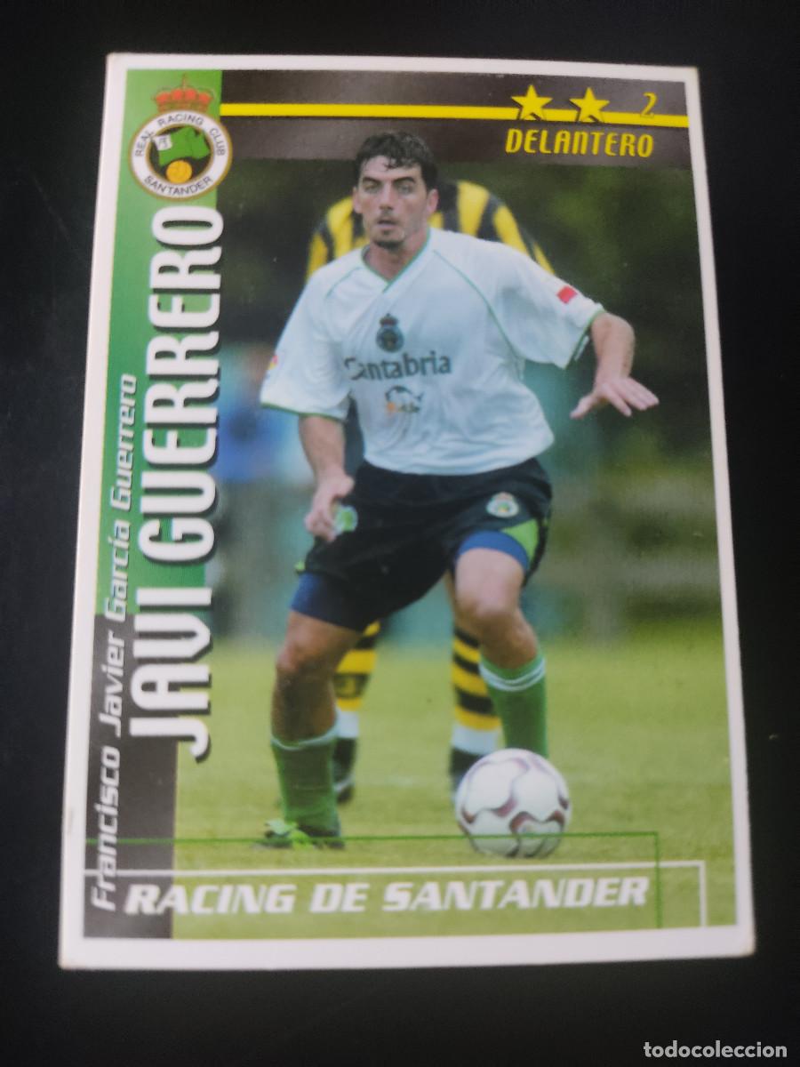 Fu&szlig;ball-Sticker: Futbol Match Total 2002/03 Javi Guerrero - Racing Santander - Editorial Magic Box Int
