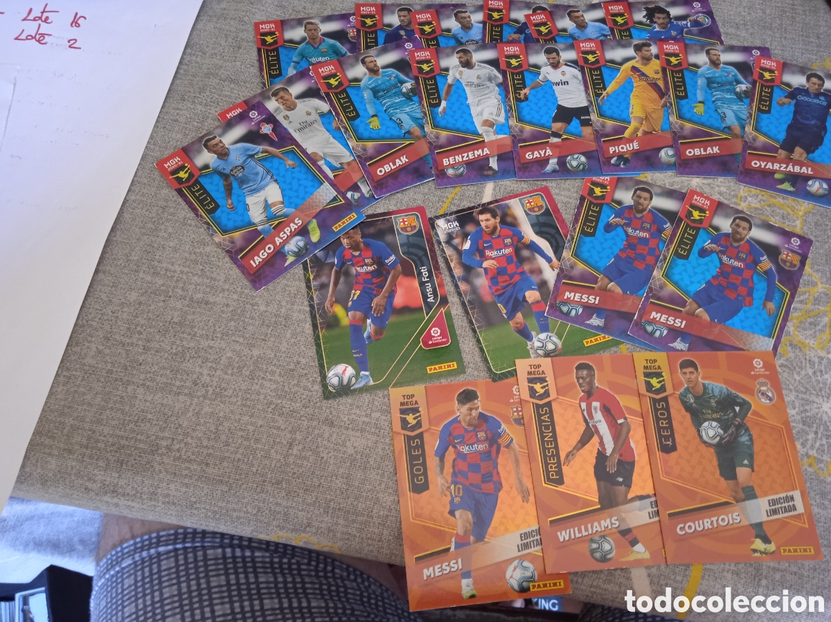 Cromos de F&uacute;tbol: Megacracks 2020 21 (20-21) Lote de 400 cards ( hay repetidos )