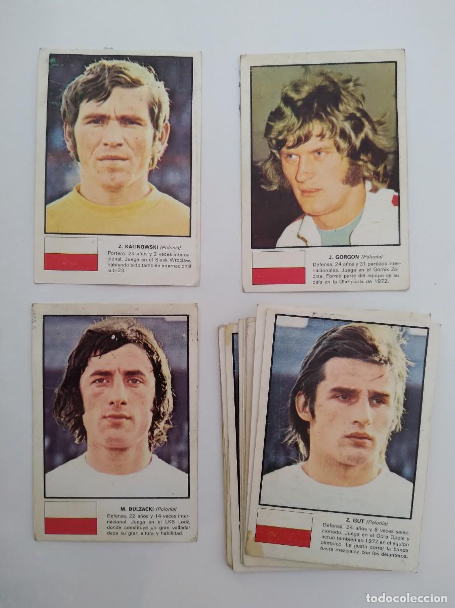 Cromos de F&uacute;tbol: LOTE 16 CROMOS ALBUM DISGRA MUNDIAL FUTBOL MUNICH 74 1974 POLONIA RV