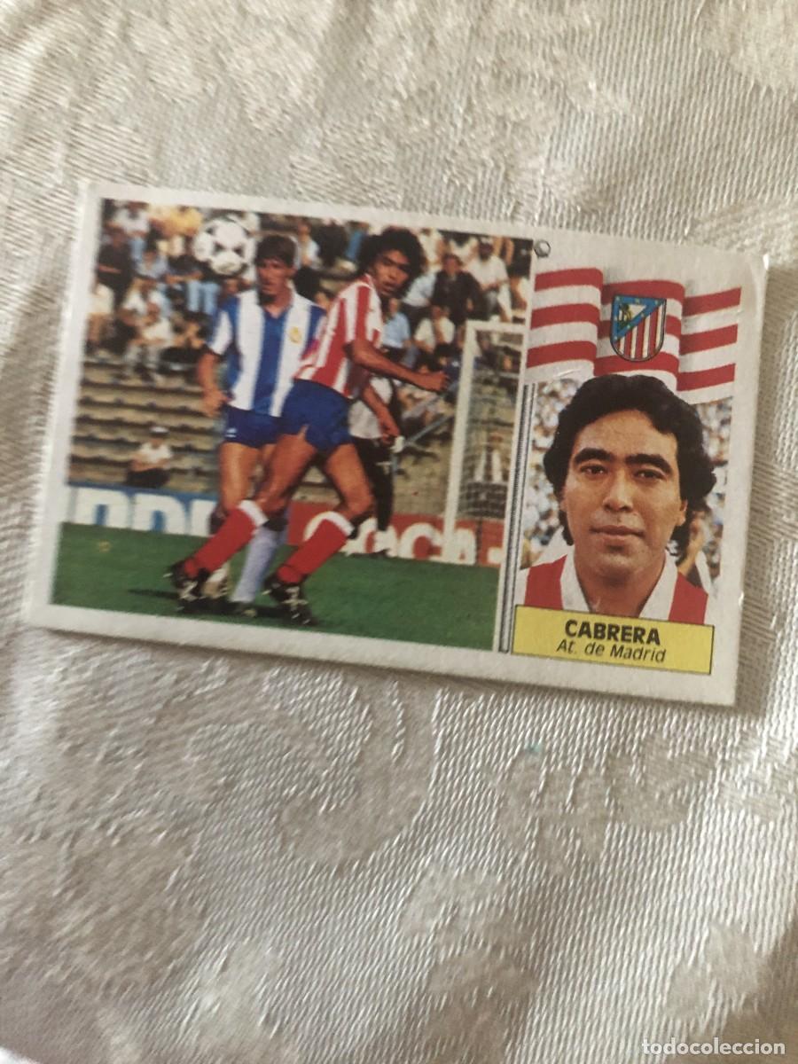 Cromos de f&uacute;tbol: CABRERA AT MADRID ESTE 1986 1987 - Foto 1
