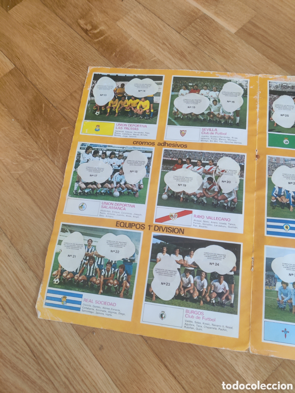 Cromos de f&uacute;tbol: Poster central este 1978 1979 78 79 - Foto 2