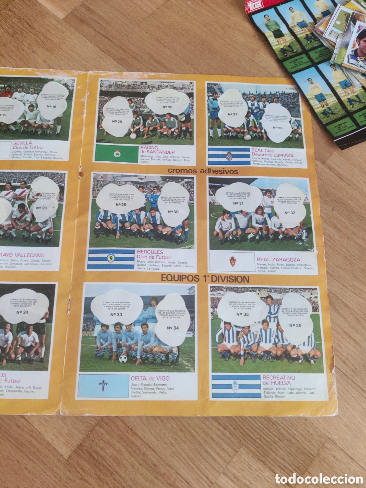Cromos de f&uacute;tbol: Poster central este 1978 1979 78 79 - Foto 3
