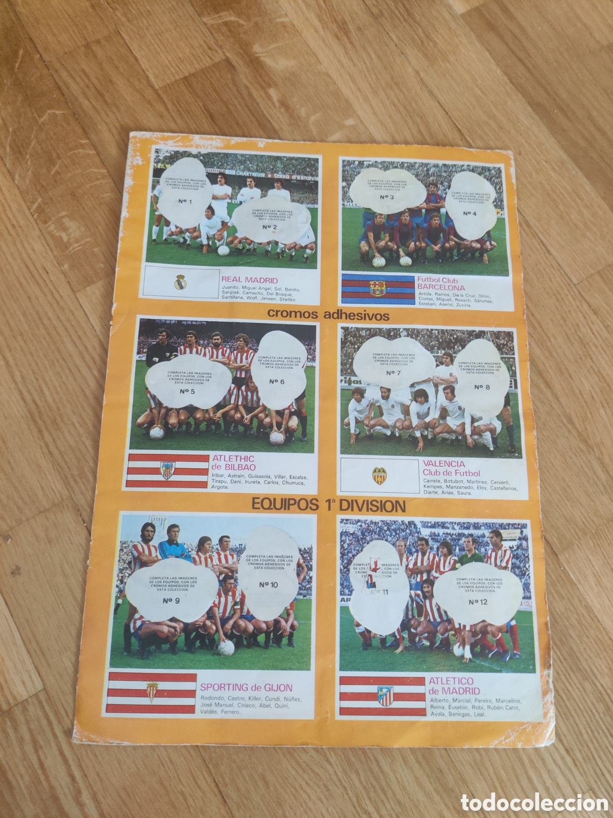 Cromos de f&uacute;tbol: Poster central este 1978 1979 78 79 - Foto 1