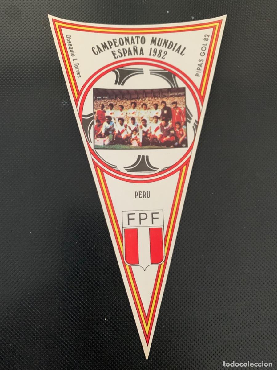 Cromos de F&uacute;tbol: Cromo Campeonato mundial Espa&ntilde;a 1982 pipas gol 82 peru