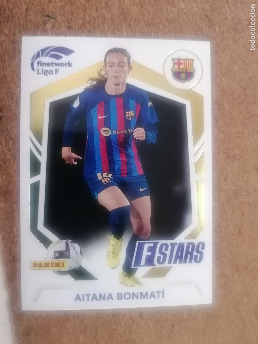 Cromos de f&uacute;tbol: PANINI FINETWORK LIGA FEMENINA 2022/23 FSTARS AITANA BOMNMATI FC BARCELONA N&ordm;322