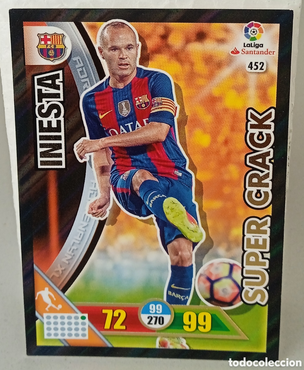 Cromos de f&uacute;tbol: INIESTA SUPERCRACK - Foto 1
