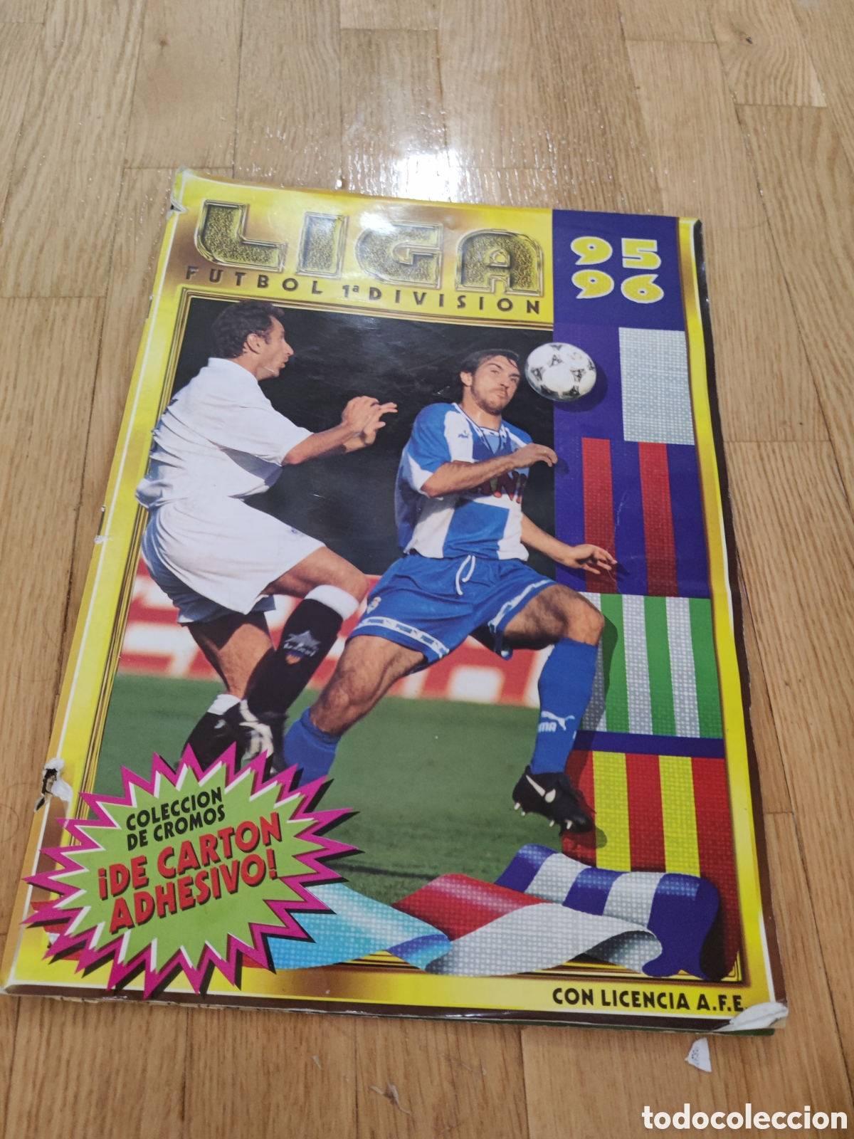 Football Stickers: Portadas liga este 1995 1996 95 98