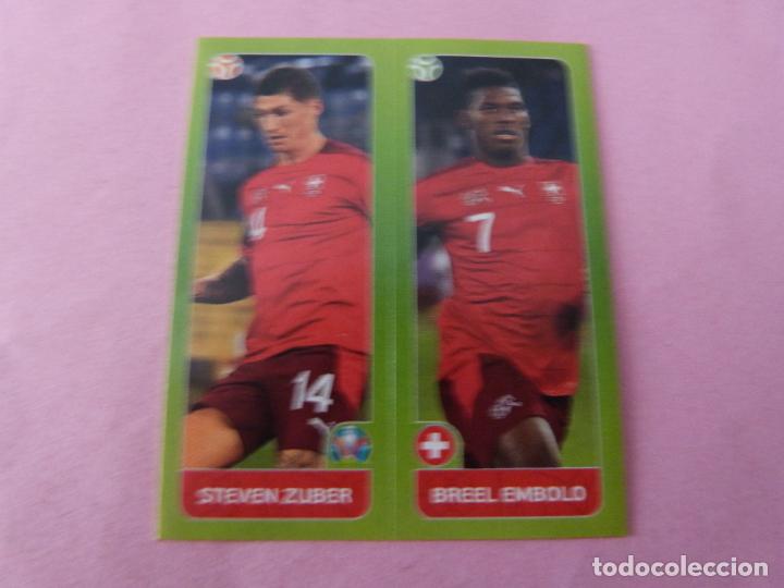 Cromos de f&uacute;tbol: CROMO FUTBOL ZUBER EMBOLO DE SUIZA SIN PEGAR N&ordm; 42 TOURNAMENT EDITION EUROCOPA 2020 DE PANINI