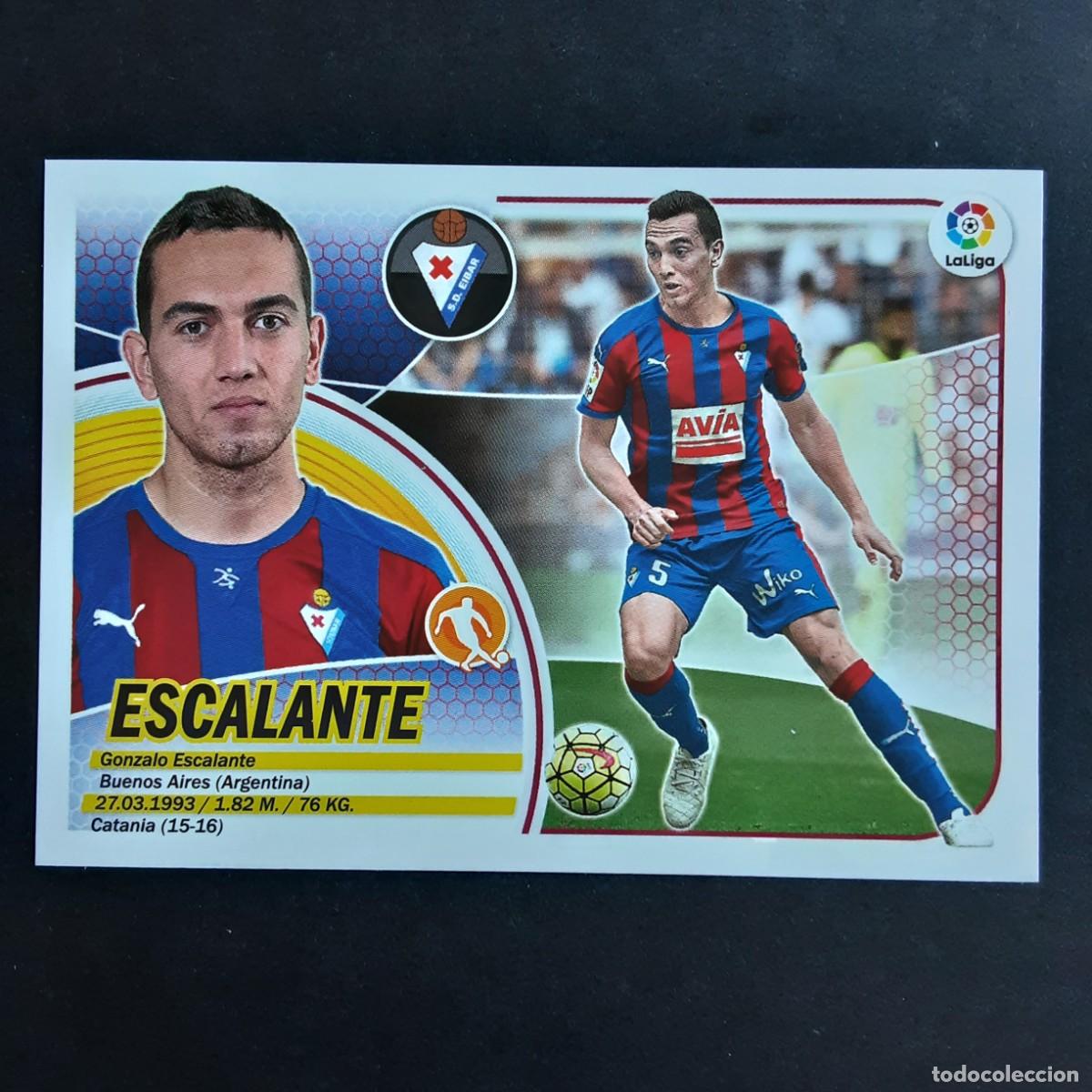 Cartes &agrave; collectionner de Football: CROMO LIGA 2016 2017 ESTE PANINI N&ordm;8 ESCALANTE-EIBAR LOGO VIEJO REDONDO NUNCA PEGADO