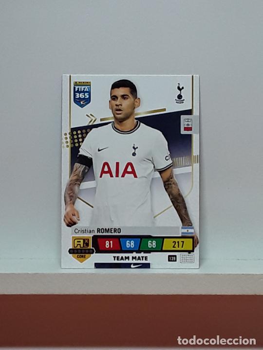 Cromos de f&uacute;tbol: FIFA 365 ADRENALYN 2022 2023 22 23 ALBUM PANINI LIGA N 139 TOTTENHAM CRISTIAN ROMERO