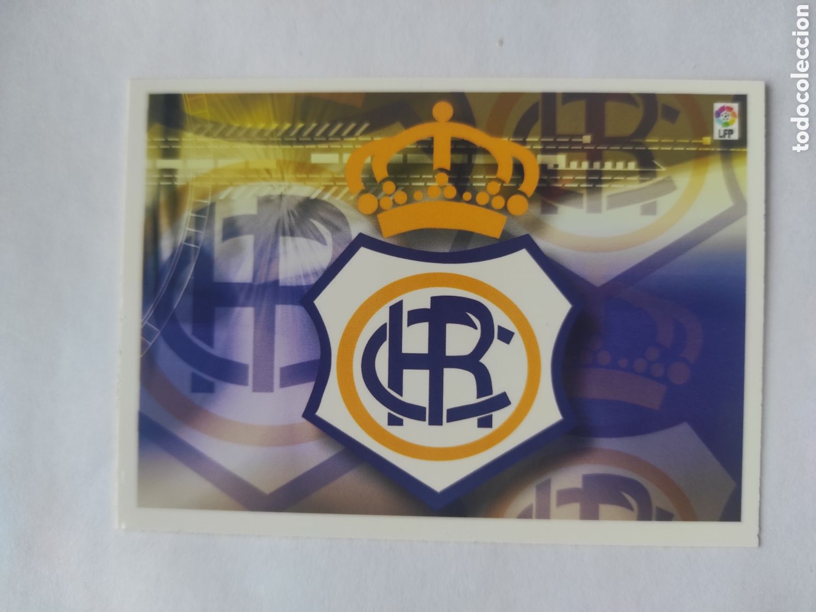 Cromos de f&uacute;tbol: Escudo Recreativo De Huelva Mundicromo Edicion Estadio 07-08 # 127