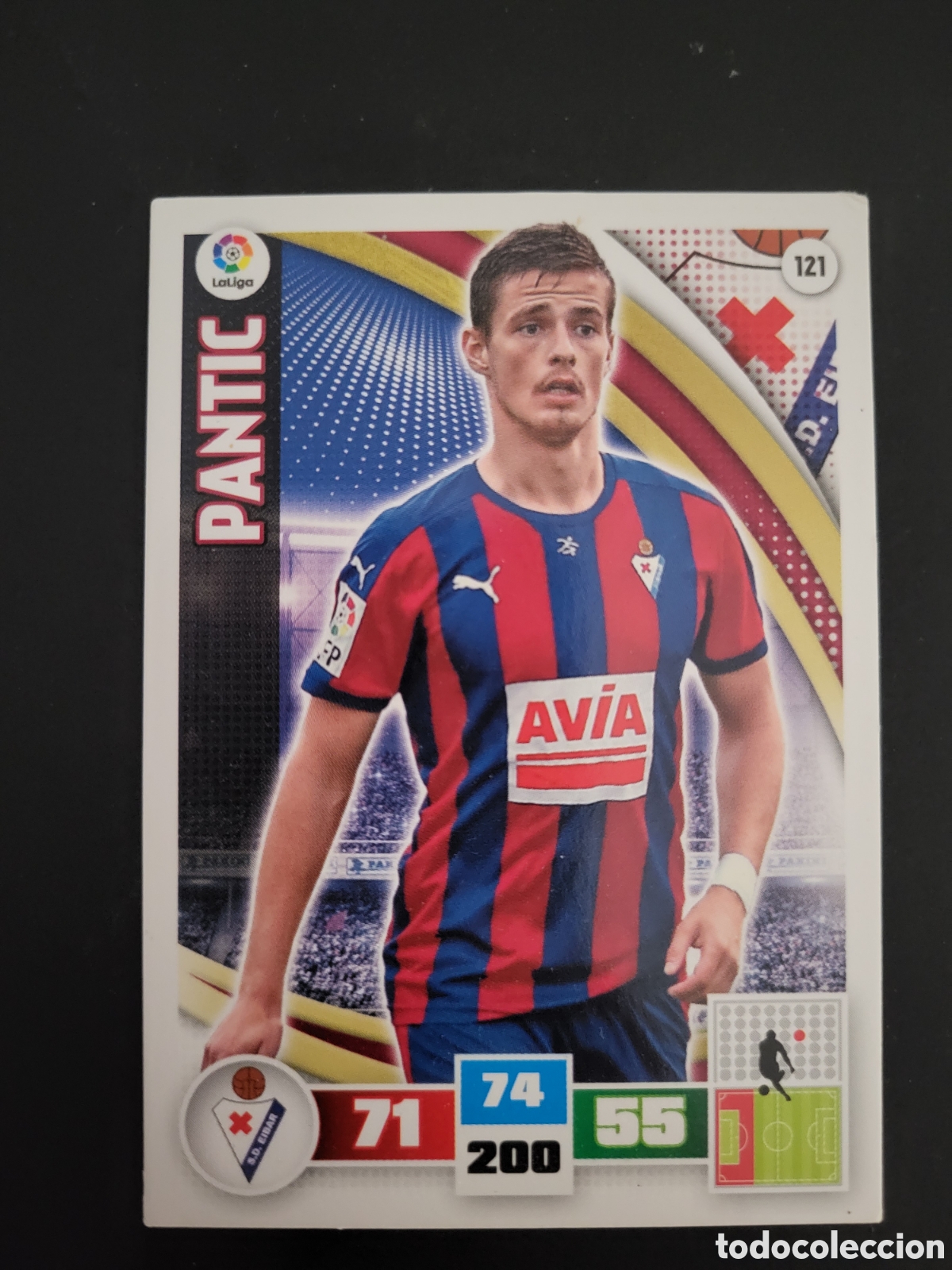 Cromos de f&uacute;tbol: PANTIC EIBAR N&Uacute;MERO 121 ADRENALYN 2015 2016 - Foto 1