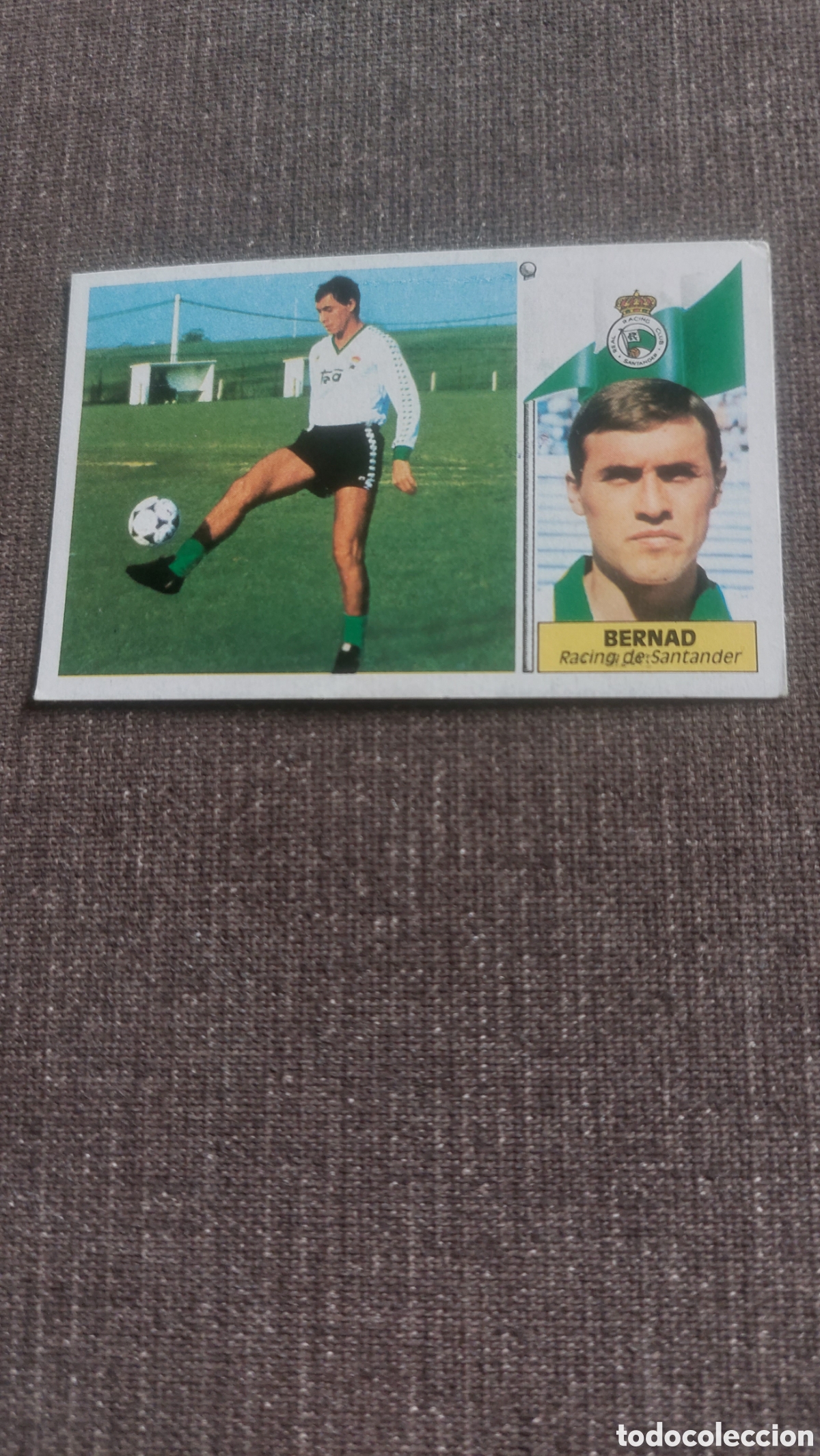 Cromos de f&uacute;tbol: Bernad racing baja santander 86/87 - Foto 2