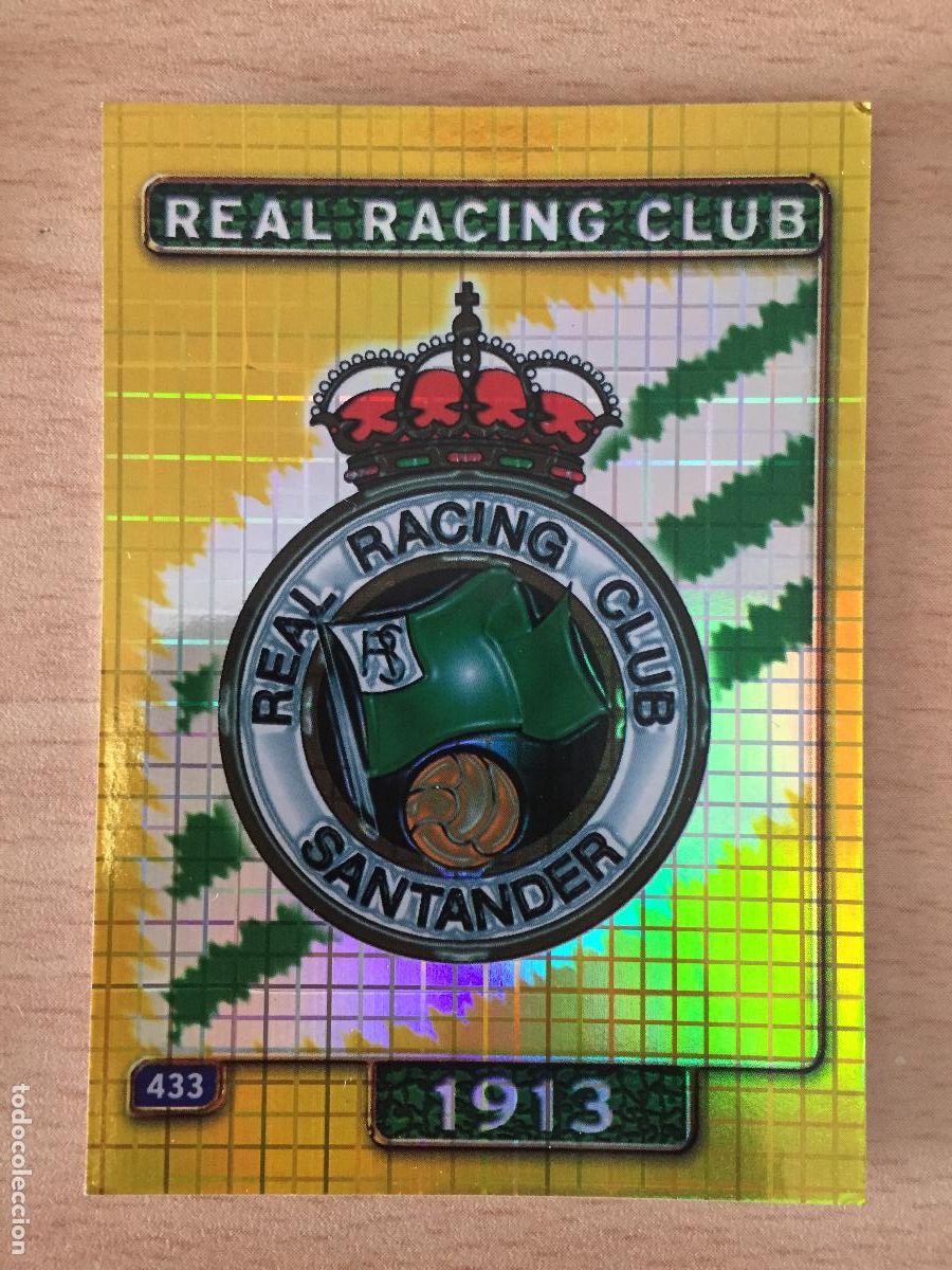 Fu&szlig;ball-Sticker: 2004-2005 - 433 ESCUDO - RACING DE SANTANDER - MUNDICROMO