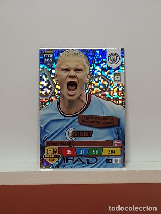 Cromos de f&uacute;tbol: FIFA 365 ADRENALYN 2022 2023 22 23 ALBUM PANINI LIGA N 434 MANCHESTER CITY GIANT ERLING HAALAND