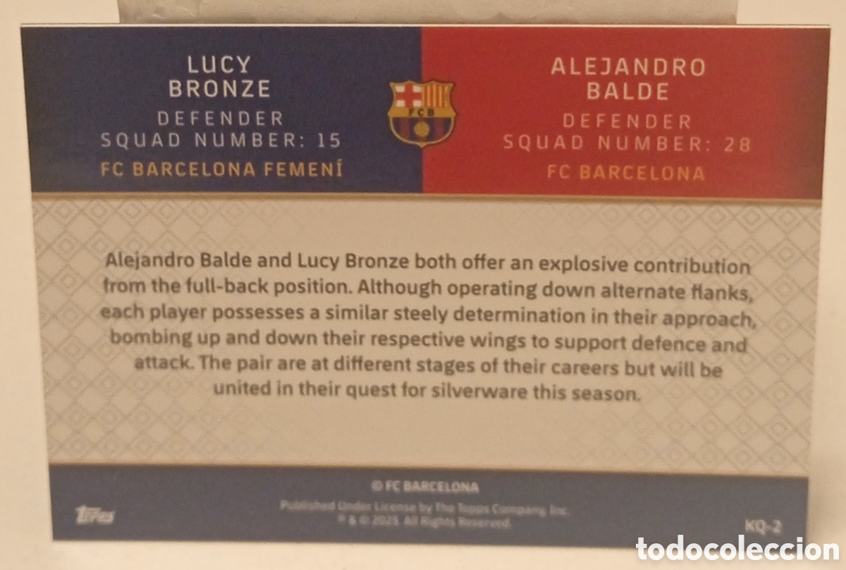 Cromos de f&uacute;tbol: BALDE +LUCY - Foto 2