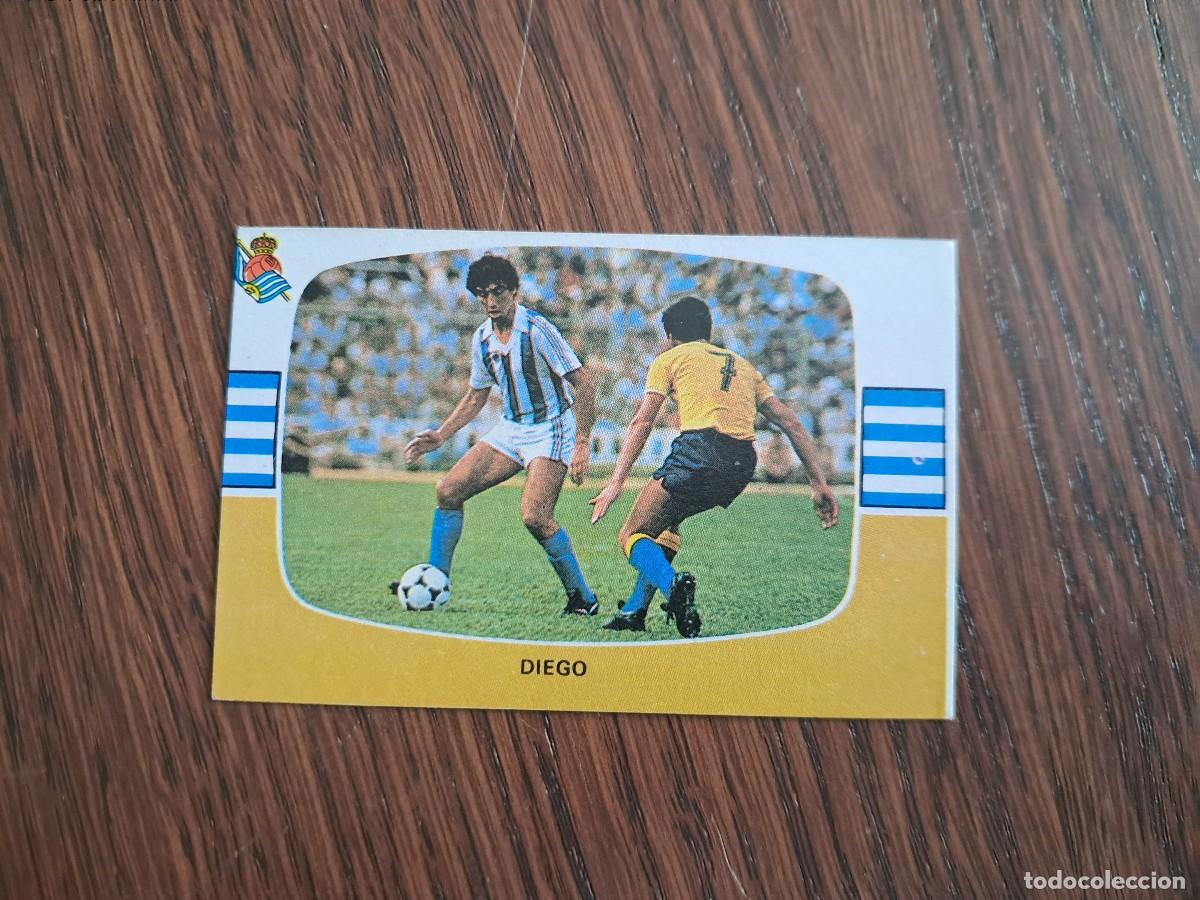 Cromos de Futebol: cromo de futbol de cromos Cano, campeonato de liga 84/85, Diego, Real Sociedad, sin pegar.