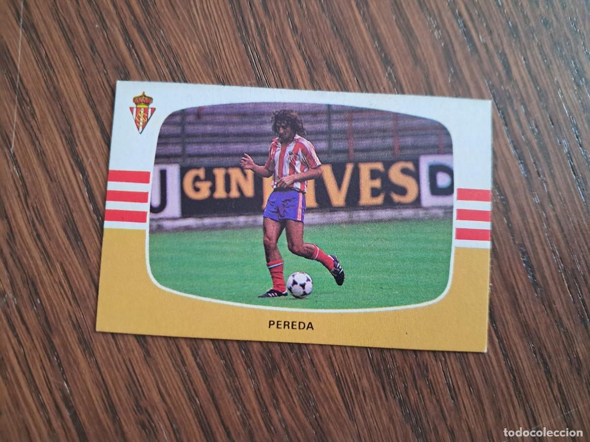 Cromos de Futebol: cromo de futbol de cromos Cano, campeonato de liga 84/85, Pereda, Sporting de Gij&oacute;n, sin pegar.